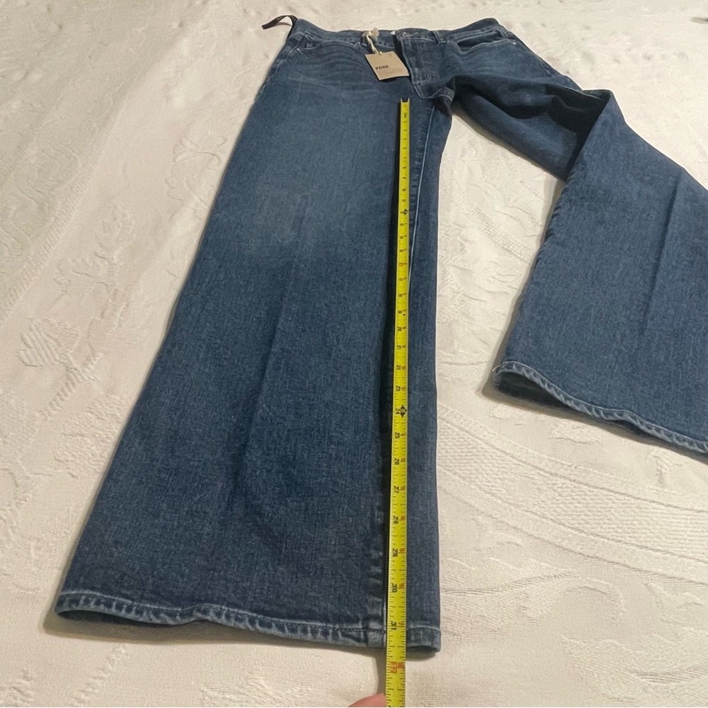 PAIGE Sasha Wide Leg Jean in Blue Size 30 - Picture 4 of 15